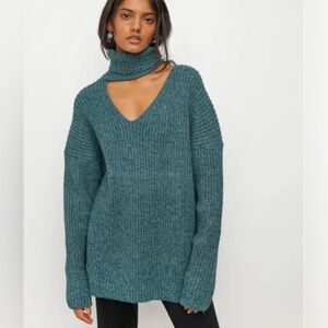 OAK + FORT Oversized TurtleNeck Sweater